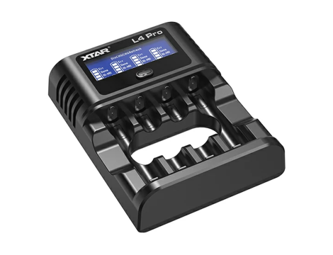 Zestaw XTAR: Ładowarka L4 PRO AA/AAA Li-ION 1,5V + Akumulatory XTAR 14500-1.5V 4150mWh - 2