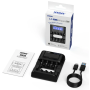 Zestaw XTAR: Ładowarka L4 PRO AA/AAA Li-ION 1,5V + Akumulatory XTAR 14500-1.5V 4150mWh - 3