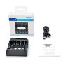 Zestaw XTAR: Ładowarka L4 NEW AA/AAA 1,5V Li-ION + Akumulatory XTAR 10440-1.5V 1620mWh Li-ION AAA - 4