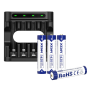 Zestaw XTAR: Ładowarka L4 NEW AA/AAA 1,5V Li-ION + Akumulatory XTAR 10440-1.5V 1620mWh Li-ION AAA
