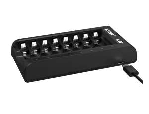Zestaw XTAR: Ładowarka XTAR L8 AA/AAA 1,5V Li-ION + Akumulatory XTAR 14500-1.5V 4150mWh Li-ION AA - 2