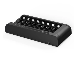 Zestaw XTAR: Ładowarka XTAR LC8 AA/AAA 1,5V Li-ION + Akumulatory XTAR 14500-1.5V 4150mWh Li-ION AA - 2