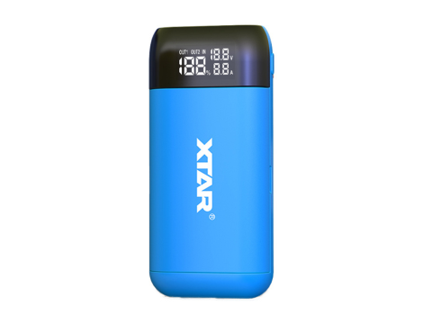 Ładowarka XTAR PB2SL BLUE 18650/21700 - 2