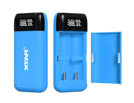 Ładowarka XTAR PB2SL BLUE 18650/21700 - 3