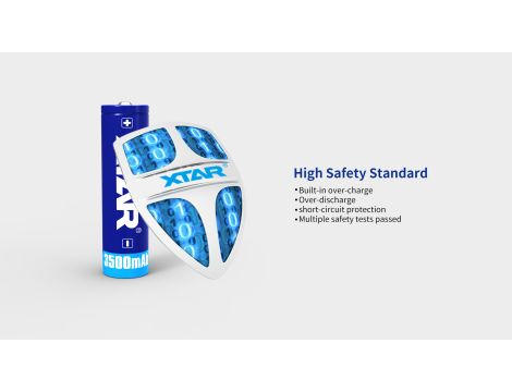 XTAR 18650-350PCM 3500mAh Li-ION - 9