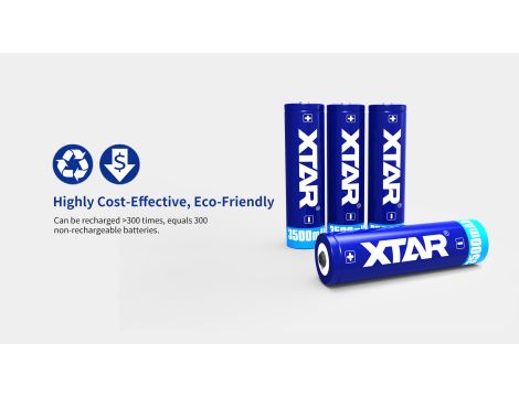 XTAR 18650-350PCM 3500mAh Li-ION - 10