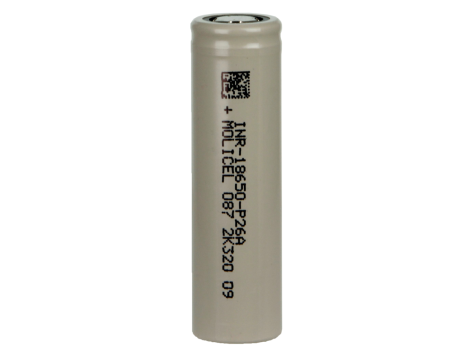 MOLI INR18650-P26A 2600mAh Li-ION