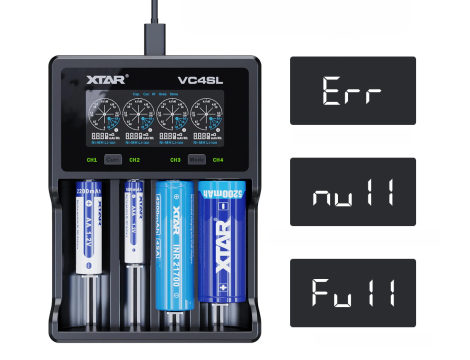 Ładowarka XTAR VC4SL 18650/32650 - 4