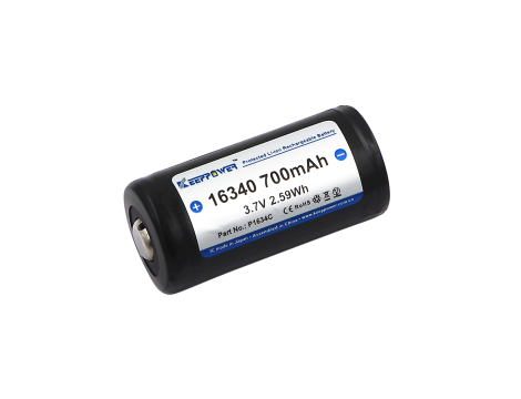 KP ICR16340-70PCM 700mAh Li-ION CR123 - 2