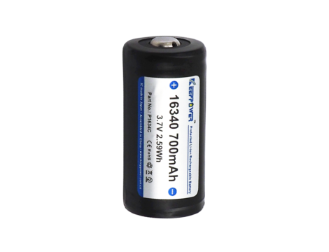 KP ICR16340-70PCM 700mAh Li-ION CR123