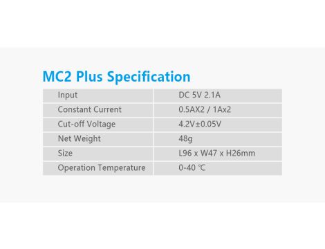 Charger XTAR MC2 PLUS 10440/21700 - 13