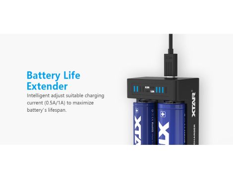 Charger XTAR MC2 PLUS 10440/21700 - 17