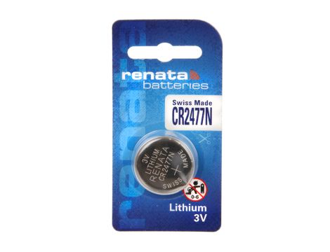 Lithium battery CR2477N 950mAh 3V RENATA