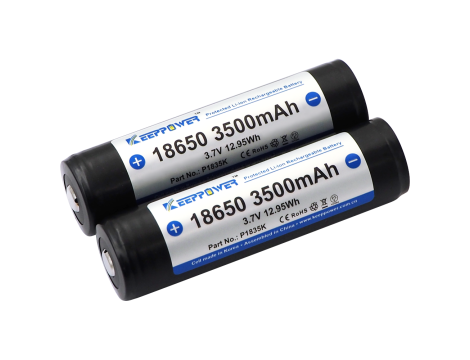 KP ICR18650-350PCM 3500mAh Li-ION - 2