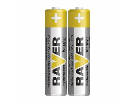 Rechargeable R03/400mAh RAVER SOLAR - 2