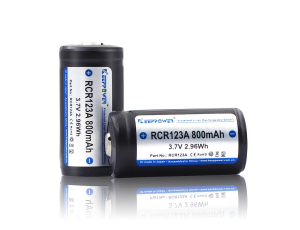 KP RCR123A 800mAh Li-ION 16340