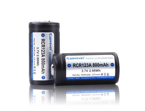 KP RCR123A 800mAh Li-ION 16340