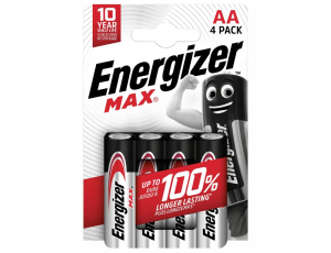 Bateria alk. LR6 ENERGIZER MAX B4 1,5V