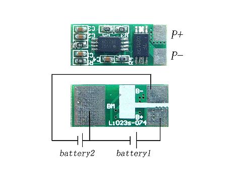 PCM-L02S03-074 for 7.4V / 2,5A - 2