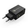 AC Adapter XTAR QC3.0 AC/5V/9V/12V 18W USB