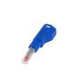 Amass banana plug 25.450.5 BLUE