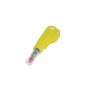 Wtyk bananowy Amass 25.450.3 YELLOW - 2