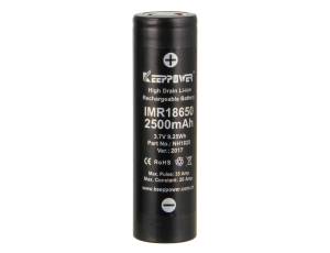 KEEPPOWER IMR18650 2500mAh 3,7V KEEPPOWER IMR18650 2500mAh 3,7V