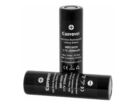 KEEPPOWER IMR18650 2500mAh 3,7V