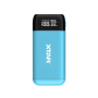 Portable Power Bank Charger XTAR PB2S BLUE 18650/21700 - 4