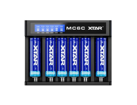 Charger XTAR MC6C 18650/32650 Li-ION/Ni-MH - 5