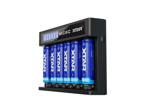 Charger XTAR MC6C 18650/32650 Li-ION/Ni-MH - 4