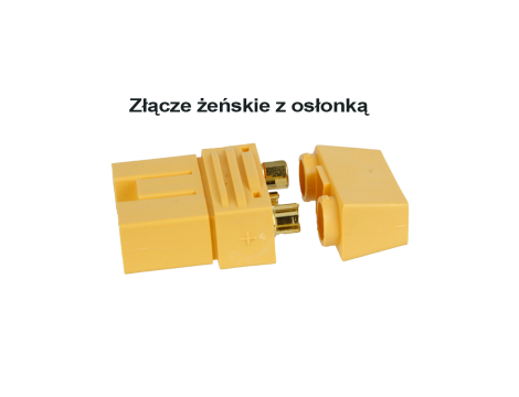 Connector set male+female with end-caps 80/120A EST - 4