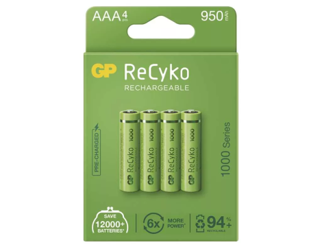 GP Recyko New R03/AAA 1000 Series EB4