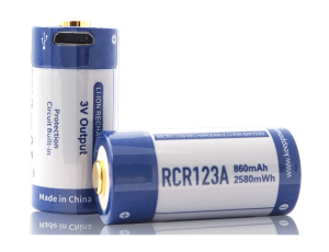 KP ICR16340-86PCM 860mAh Li-ION m-USB