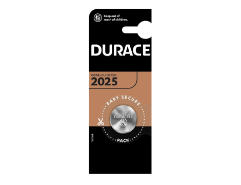 Duracell CR2025 B2 lithium battery.