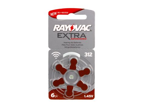 Hearing Aid Battery 312AU 125mAh RAYOVAC