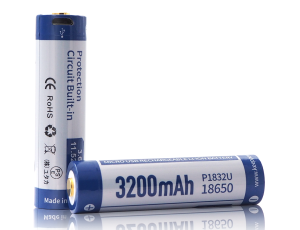 KP ICR18650-320PCM 3200mAh Li-ION m-USB