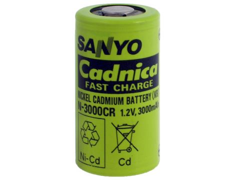 PANASONIC N-3000CR 3000mAh  C Ni-CD 1,2V - 6