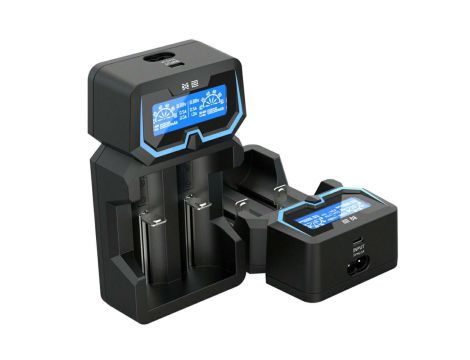 Fast-charging  XTAR X2 NEW 18650/26650 - 4