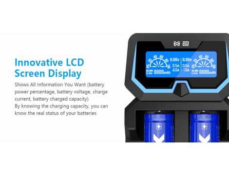 Fast-charging  XTAR X2 NEW 18650/26650 - 11