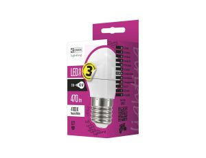 Żarówka EMOS kulka LED E27 5W NW ZQ1121 - image 2