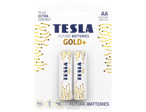 Bateria alk. LR6 TESLA GOLD+ B2 1,5V Bateria alk. LR6 TESLA GOLD+ B2 1,5V