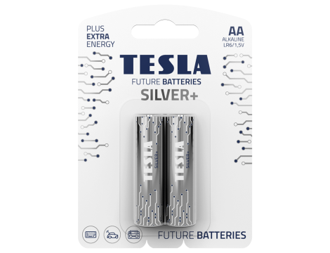 Alkaline battery  LR6 TESLA SILVER+B2