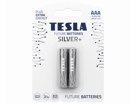 Bateria alk. LR03 TESLA SILVER+ B2 1,5V