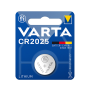 Lithium battery CR2025 3V 165mAh VARTA