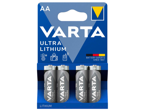 Lithium battery FR6 1,5V PROF VARTA AA