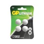 GP CR2032 B4 lithium battery.