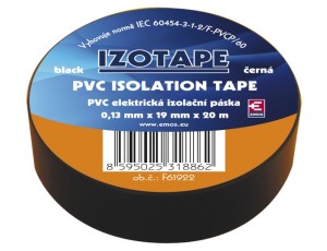 EMOS black 19/20 insulating tape