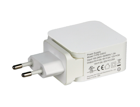 45W USB-C Wall AdapterPD45II SET US/EU/UK/AU - 3