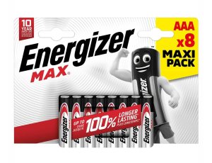 Bateria alk. LR03 ENERGIZER MAX B8 1,5V